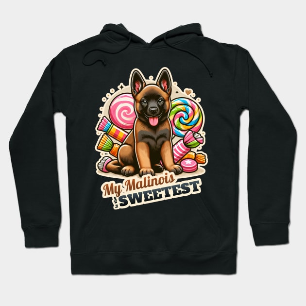 Belgian Malinois confectioner Hoodie by k9-tee